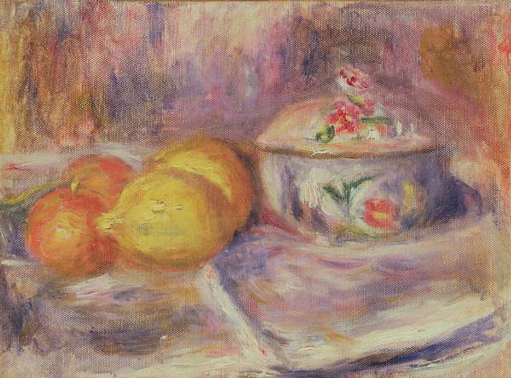 Detail of Fruit and Bonbonniere, after 1914 by Pierre Auguste Renoir