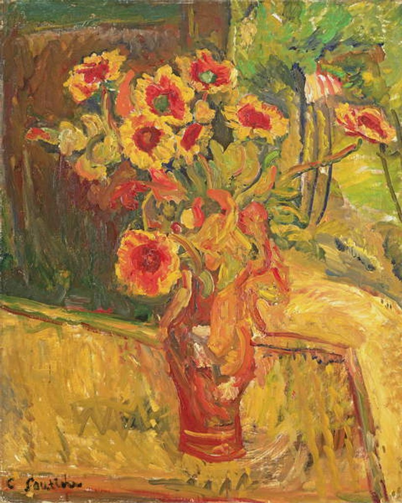 Detail of Flower Piece by Chaim Soutine