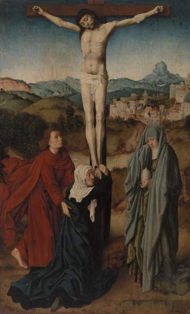 Detail of Crucifixion by Gerard David