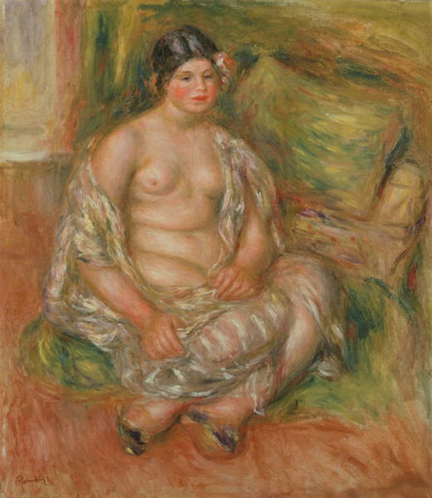 Detail of Seated Odalisque, 1918 by Pierre Auguste Renoir