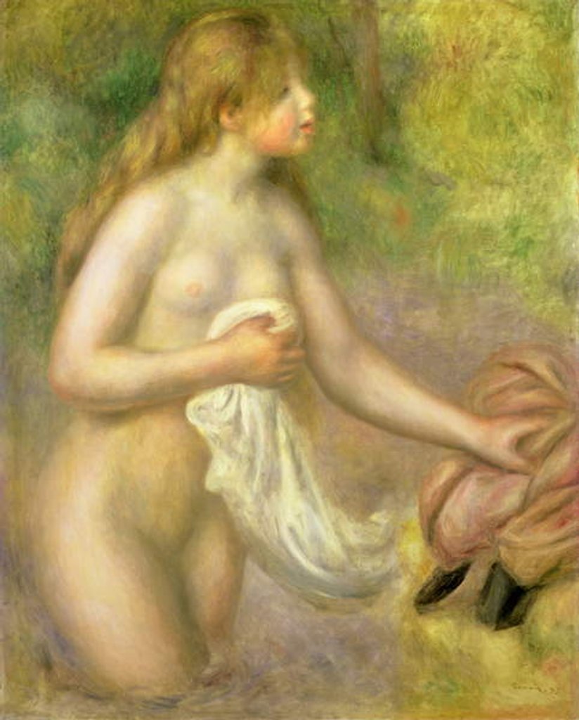 Detail of Nude in Brook, 1895 by Pierre Auguste Renoir