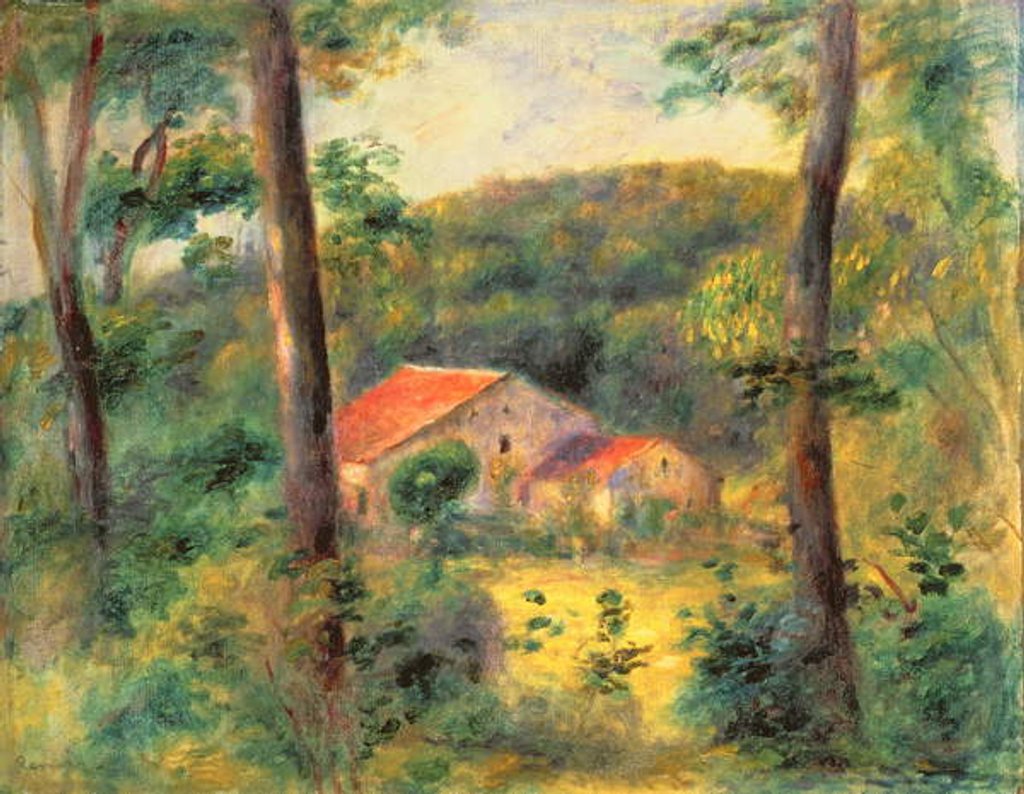 Detail of Landscape near Briey, 1899 by Pierre Auguste Renoir