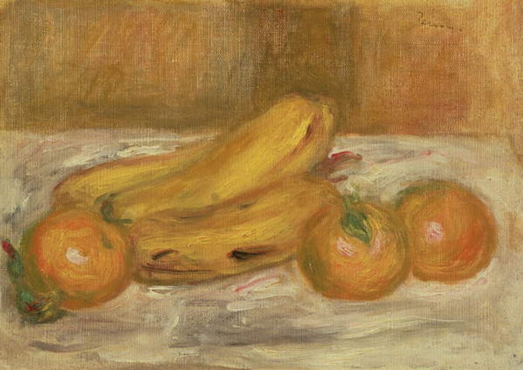 Detail of Bananas and Oranges, c.1913 by Pierre Auguste Renoir