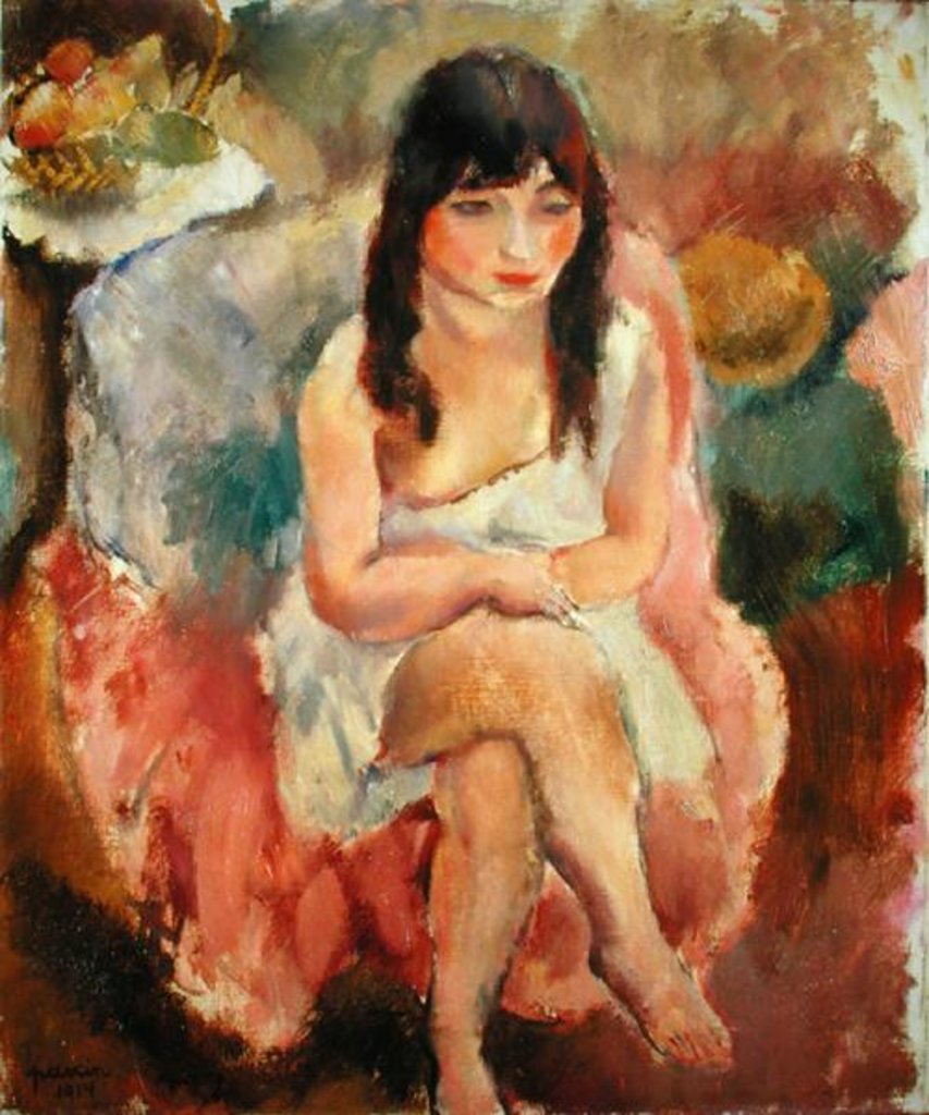 Detail of Seated Figure, 1914 by Jules Pascin