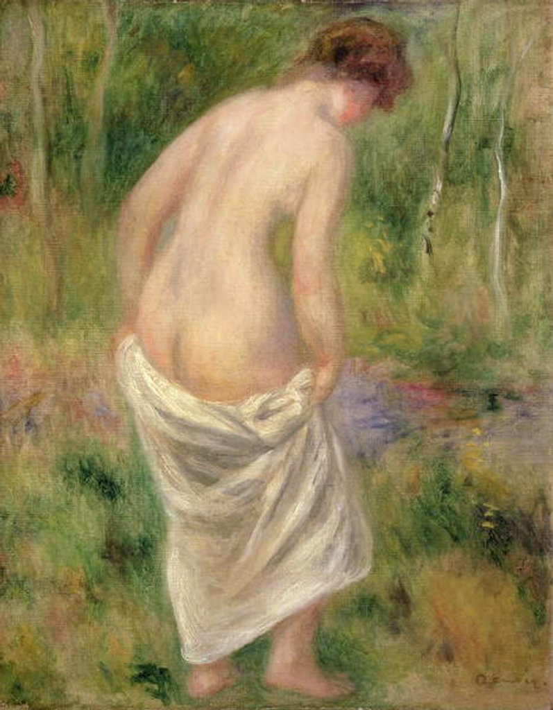 Detail of Standing Nude in a Landscape, 1914 by Pierre Auguste Renoir