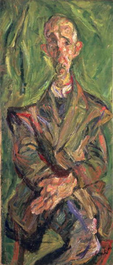 Detail of Portrait of a Man, c.1921 by Chaim Soutine