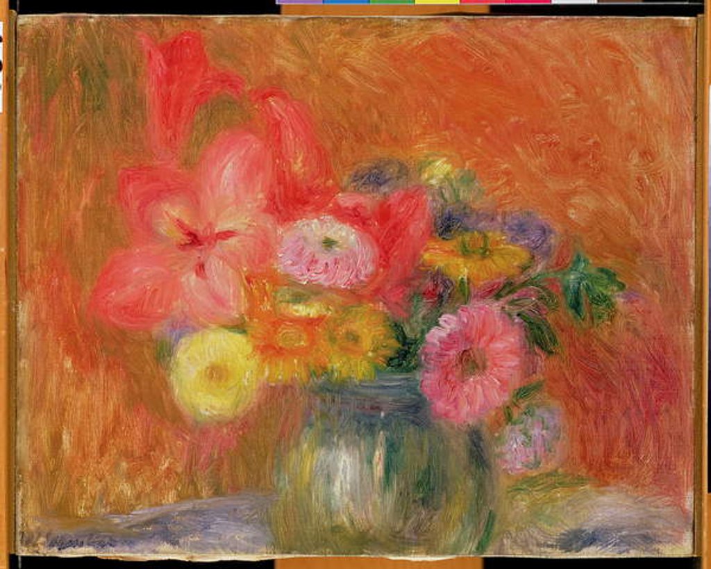Detail of Bowl of Flowers by William James Glackens