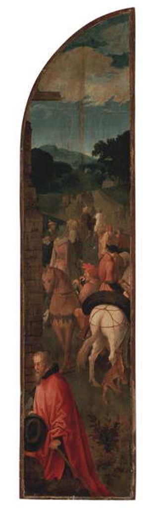 Detail of The Adoration of the Magi Triptych, c.1510 by Lucas van Leyden