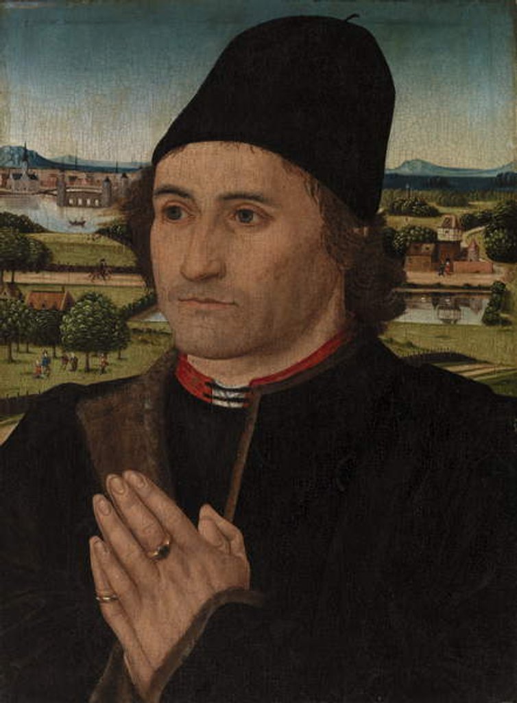 Detail of Portrait of a Man by Netherlandish School
