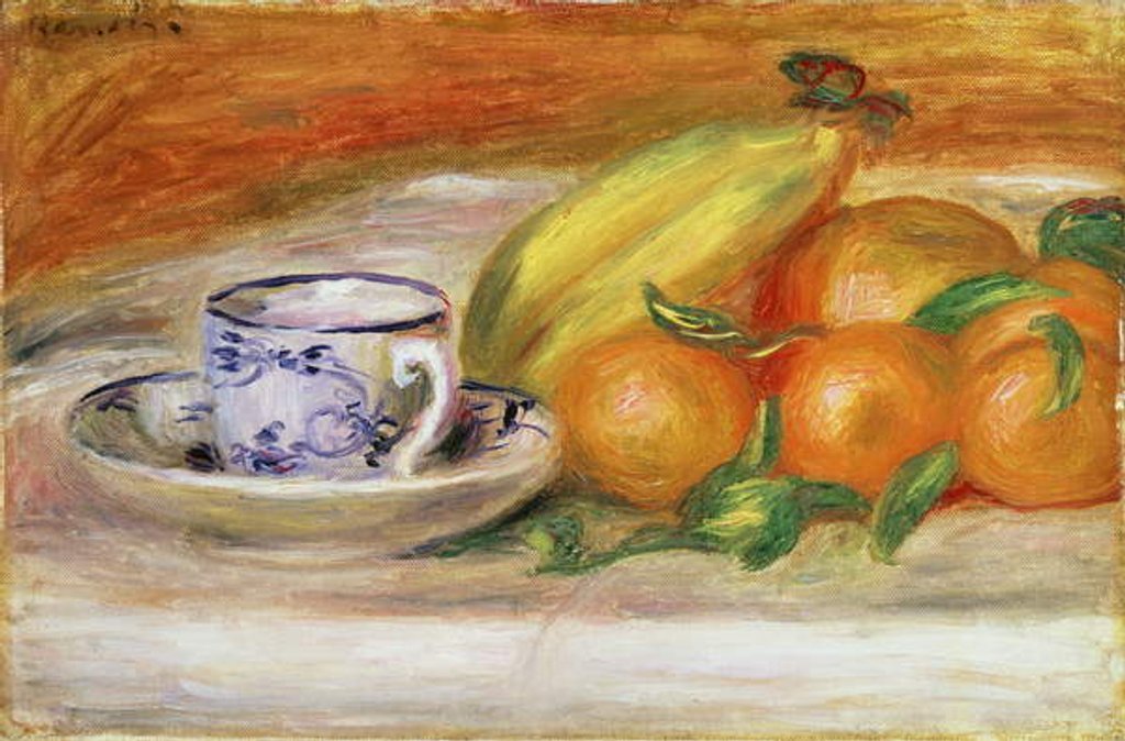 Detail of Fruit with Cup and Saucer, c.1913 by Pierre Auguste Renoir