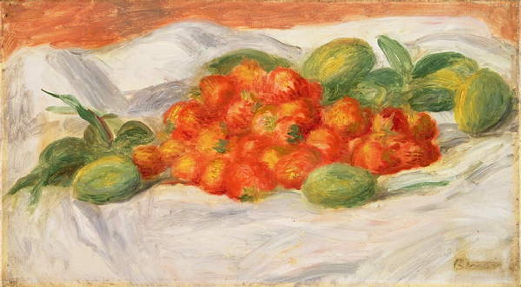 Detail of Strawberries and Almonds, c.1900 by Pierre Auguste Renoir