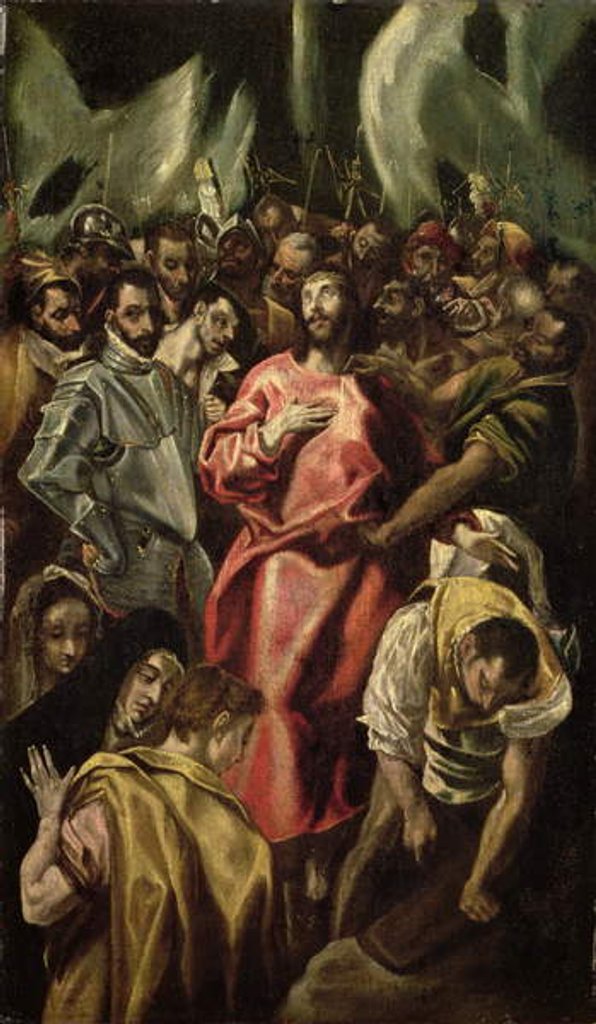 Detail of The Mocked Christ by El Greco