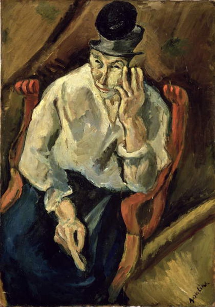 Detail of Man with a Hat, c.1900 by Chaim Soutine
