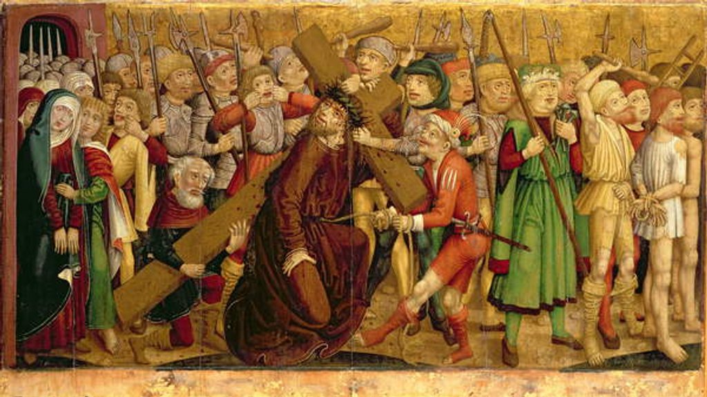 Detail of Christ Carrying the Cross, 1460 by Austrian School