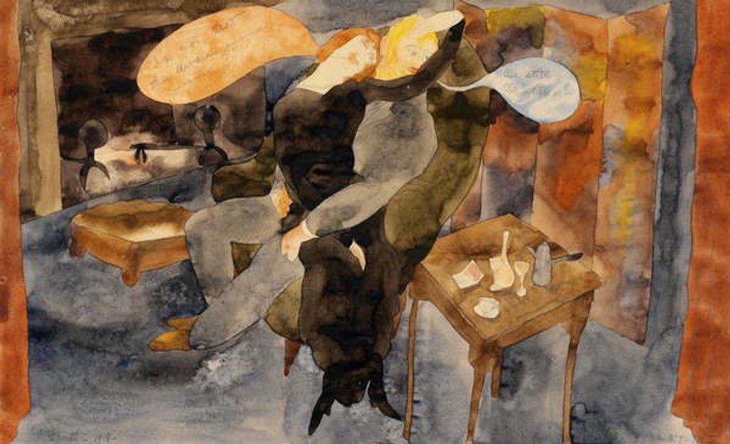 Detail of Zola's Pandora, 1918 by Charles Demuth