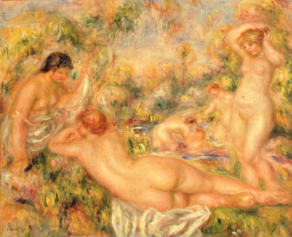 Detail of Group of Bathers, 1918 by Pierre Auguste Renoir
