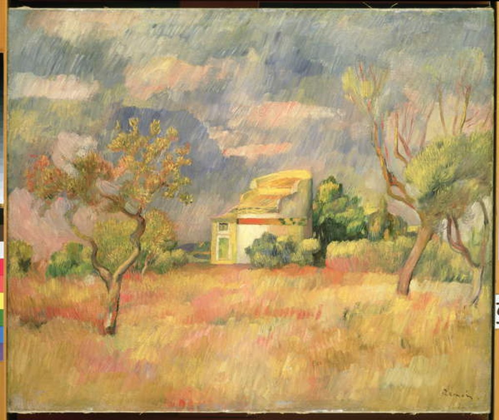 Detail of Dovecote at Bellevue by Pierre Auguste Renoir