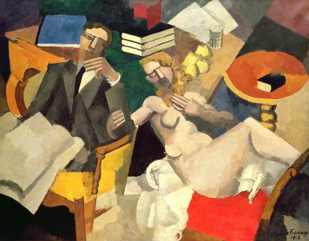 Detail of Conjugal Life, 1913 by Roger de La Fresnaye