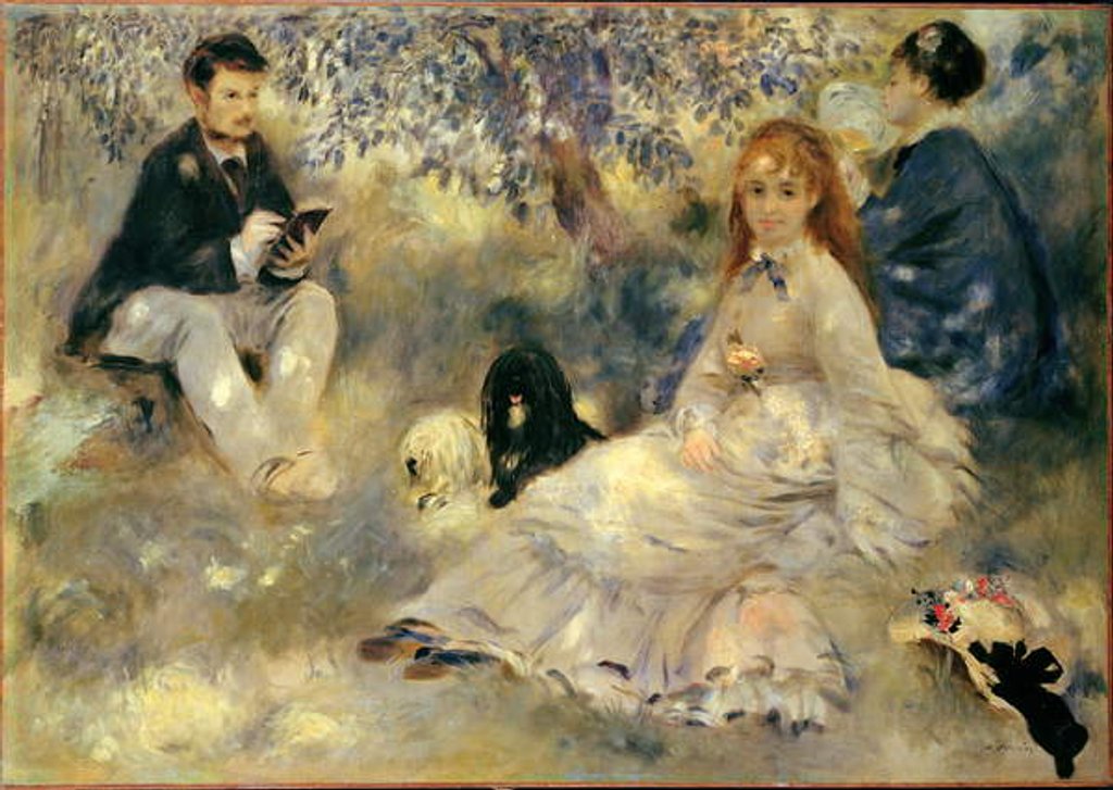 Detail of The Henriot Family, c.1871 by Pierre Auguste Renoir