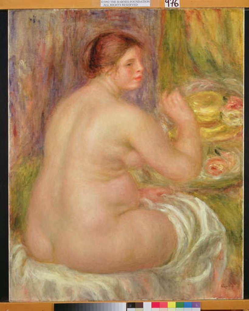 Detail of Seated Nude, the Pregnant Woman by Pierre Auguste Renoir