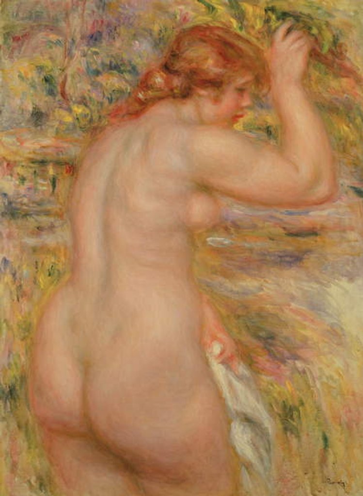 Detail of Standing Nude by Pierre Auguste Renoir