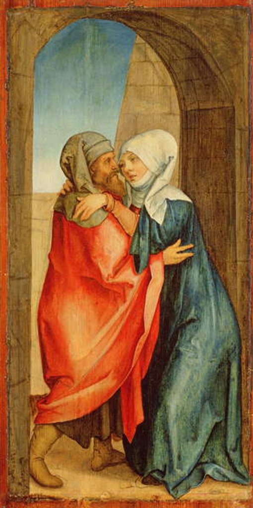 Detail of Meeting of Joachim and Anne by Hans Suess Kulmbach