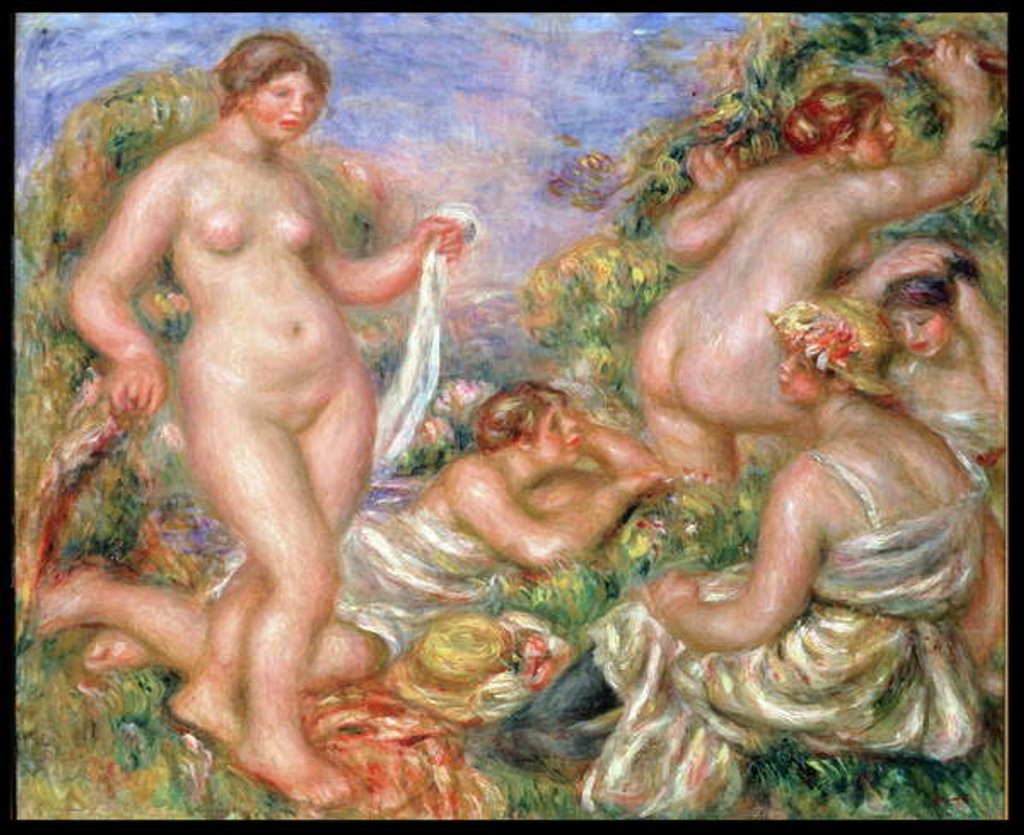 Detail of Bathers, c.1918 by Pierre Auguste Renoir