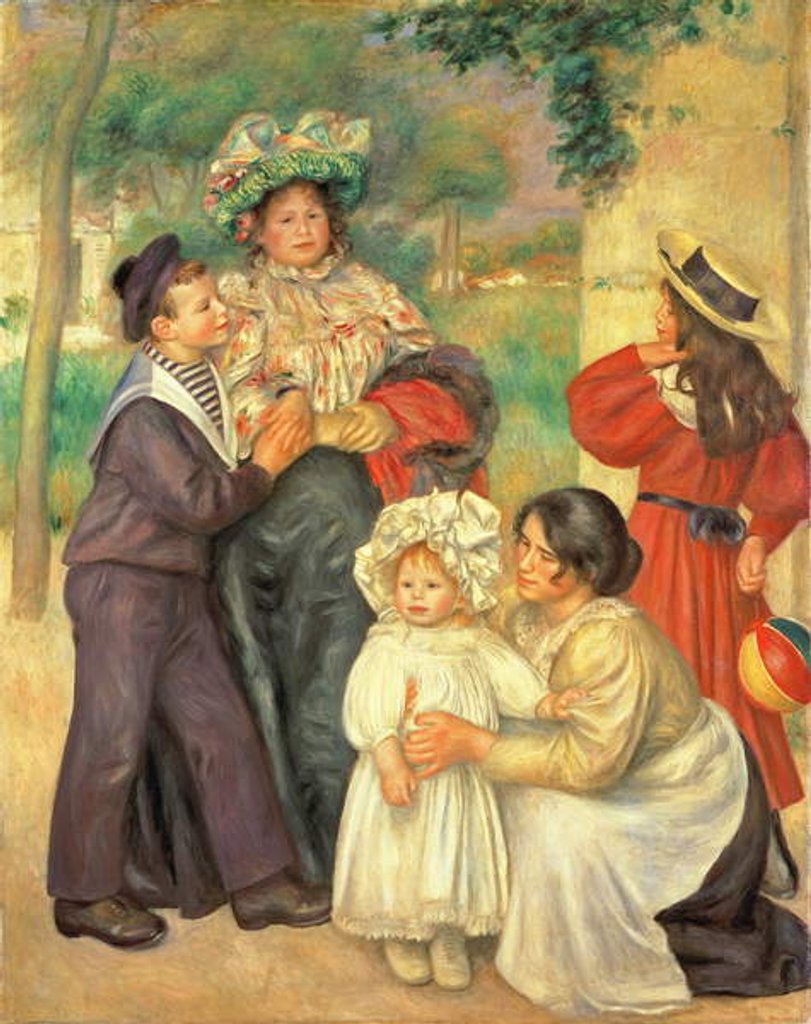 Detail of The Artist's Family, 1896 by Pierre Auguste Renoir