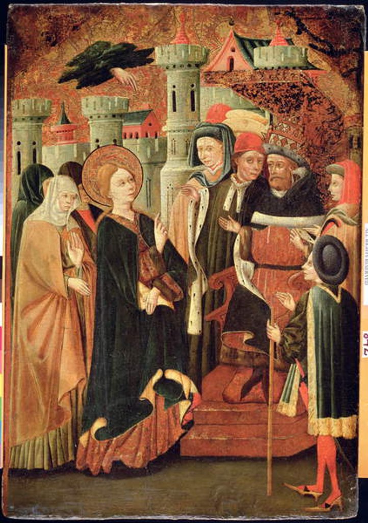 Detail of The Sanctification of a Woman by Spanish School