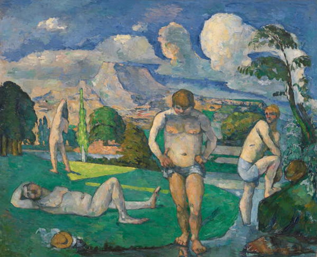 Detail of Bathers at Rest, 1876-77 by Paul Cezanne
