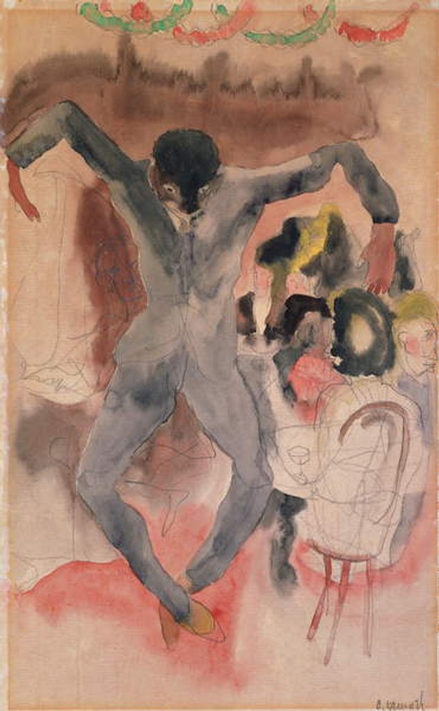 Detail of Negro Dancing by Charles Demuth