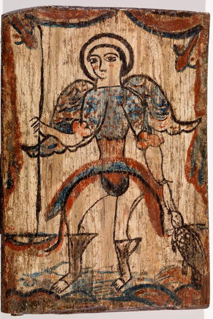 Detail of Saint with Turtle by School American