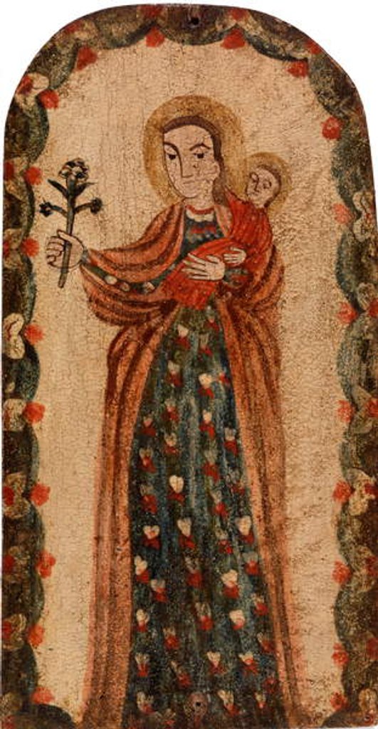 Detail of Madonna and Child by School American