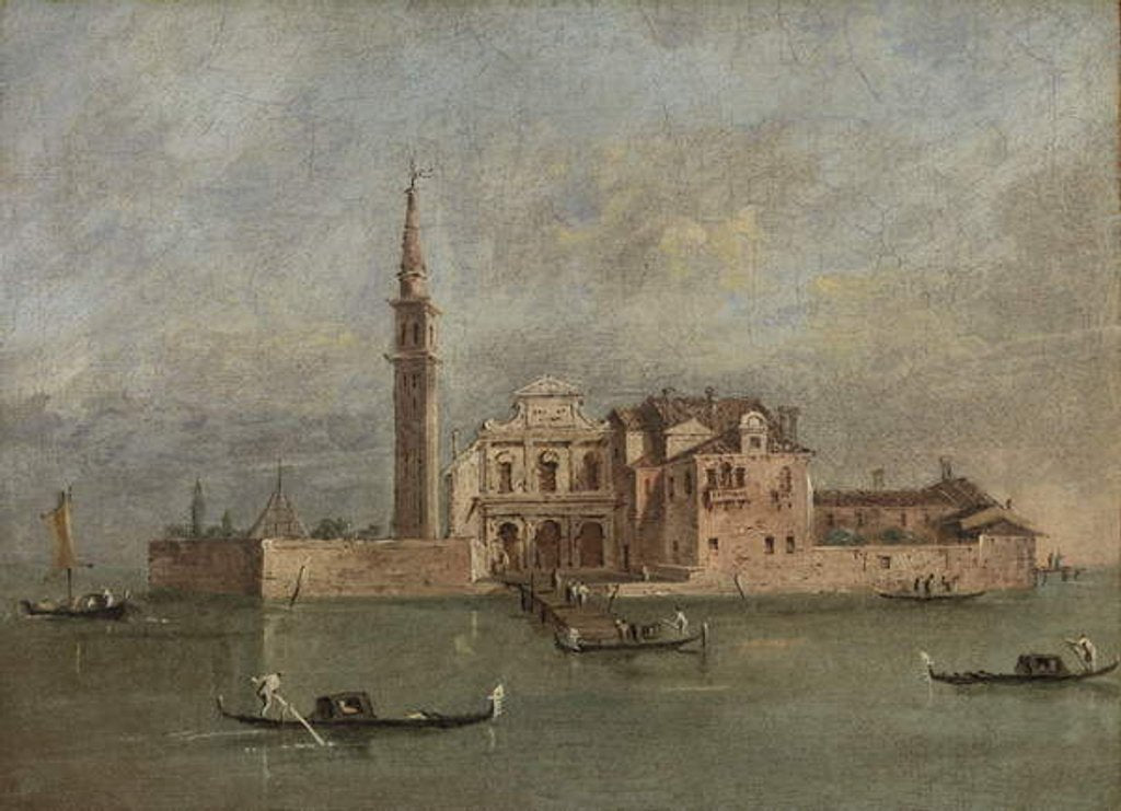 Detail of Venetian Church by Francesco Guardi