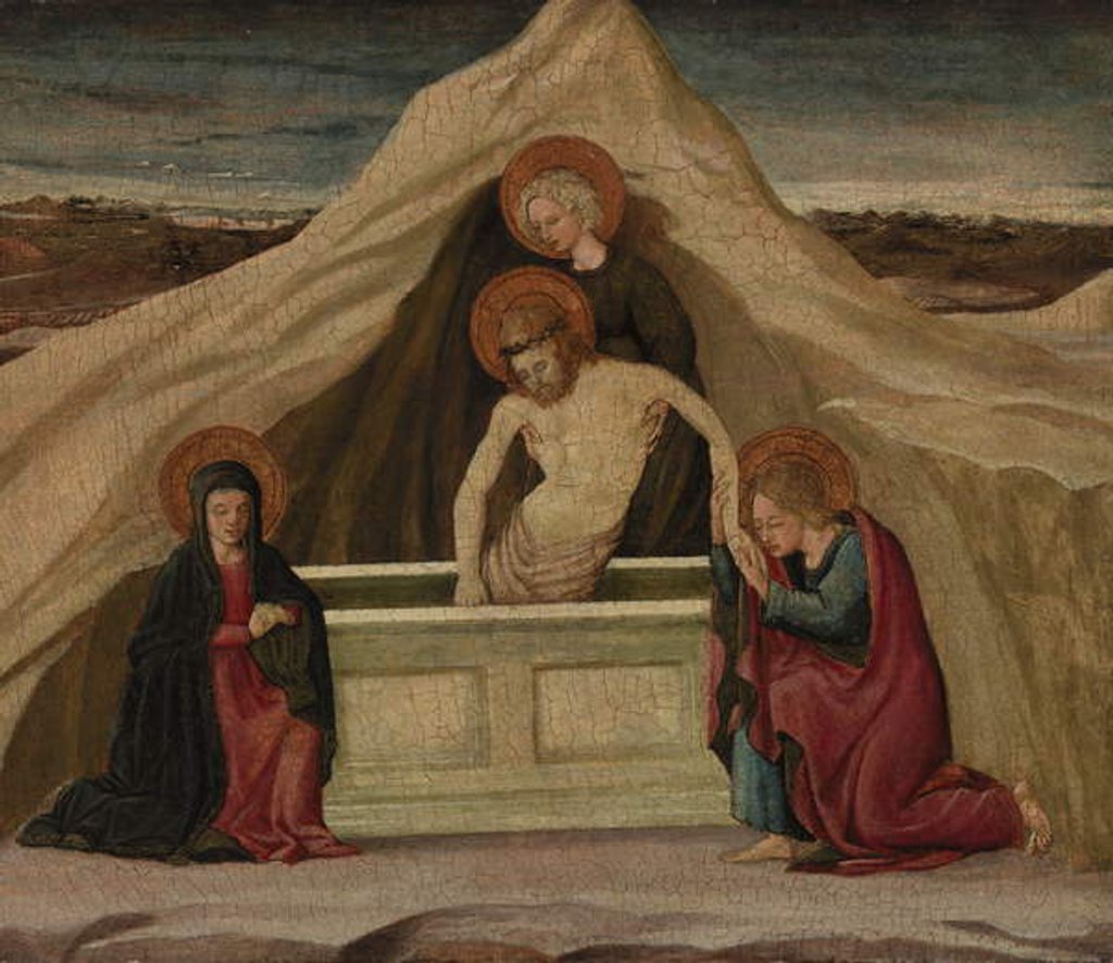 Detail of Entombment by Domenico Veneziano