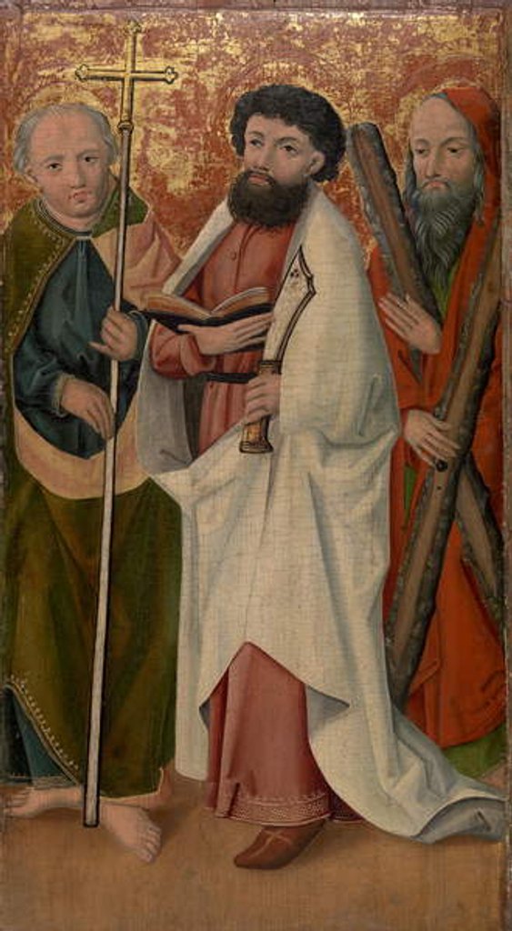 Detail of Three Apostles by German School