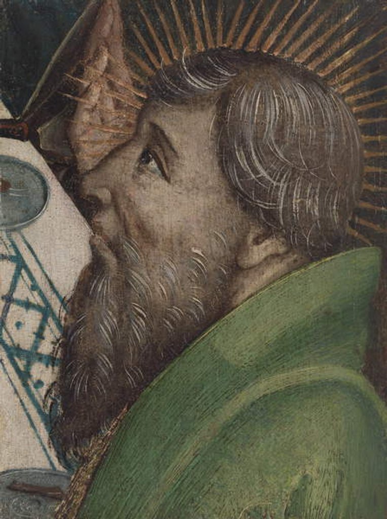 Detail of Apostle's head, 1450 by Austrian School