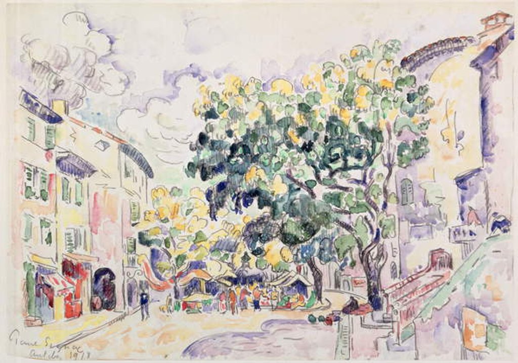 Detail of Antibes, 1918 by Paul Signac