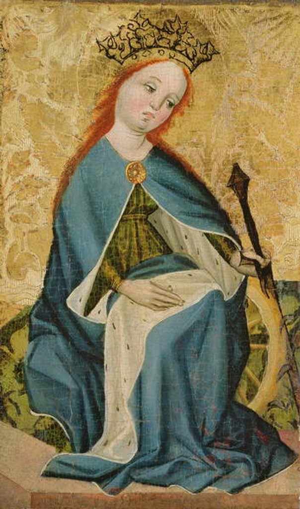 Detail of St. Catherine by German School