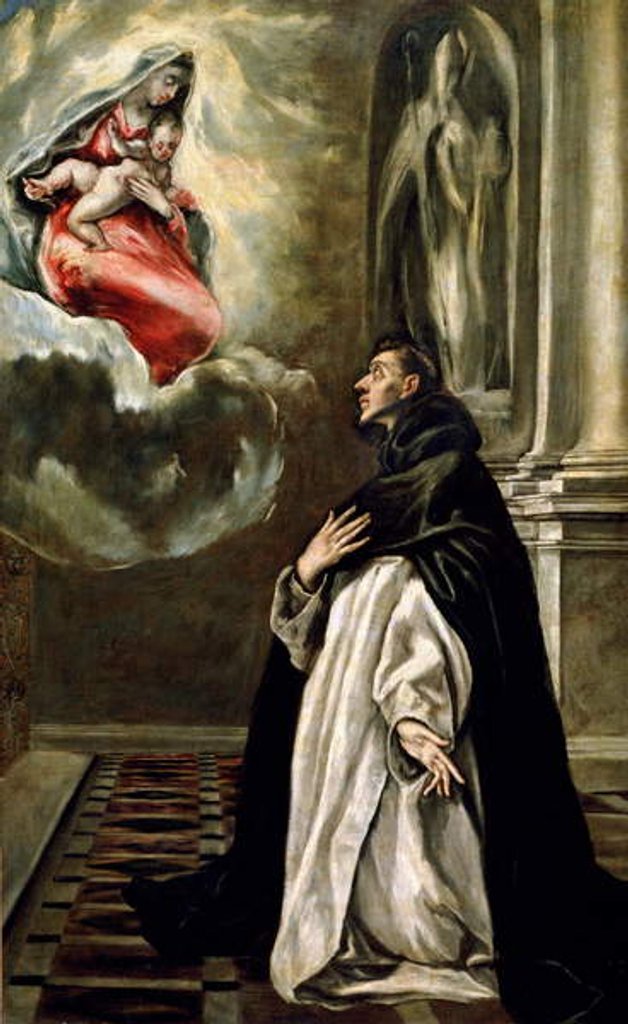 Detail of Vision of St. Hyacinth by El Greco