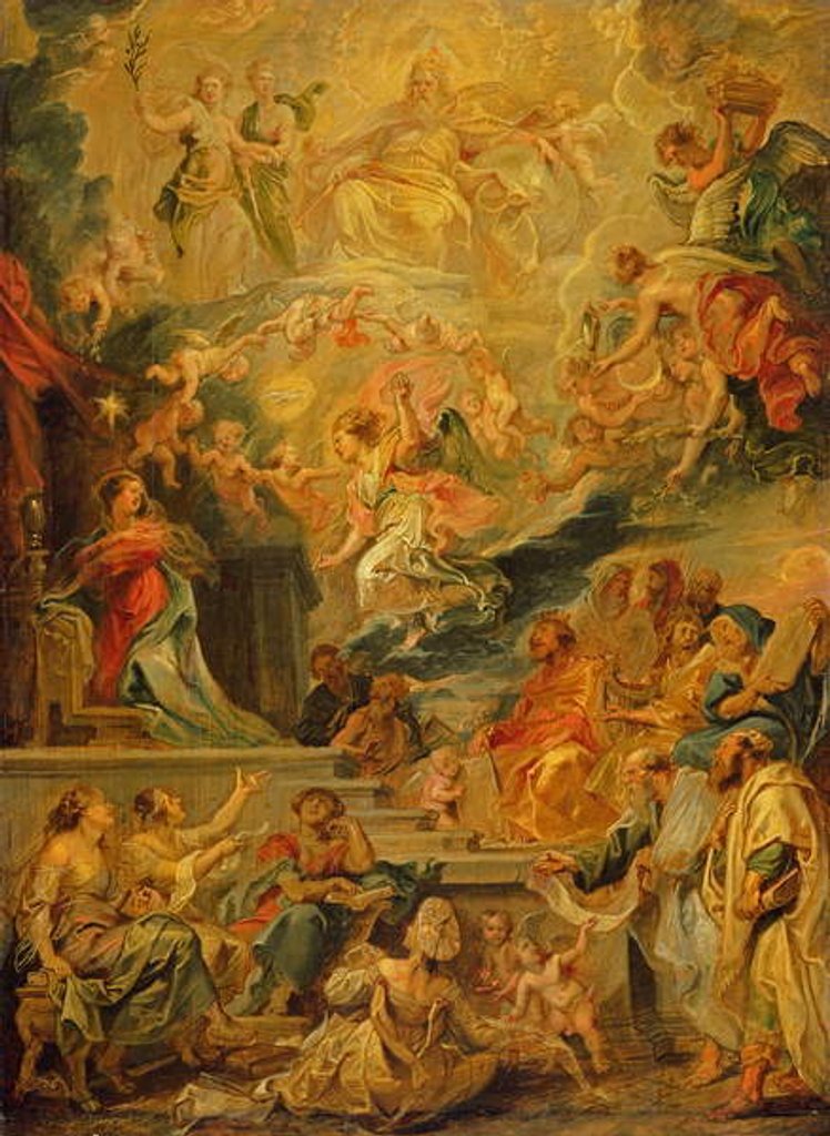 Detail of The Incarnation as Fulfillment of all Prophecies, c.1628-29 by Peter Paul Rubens