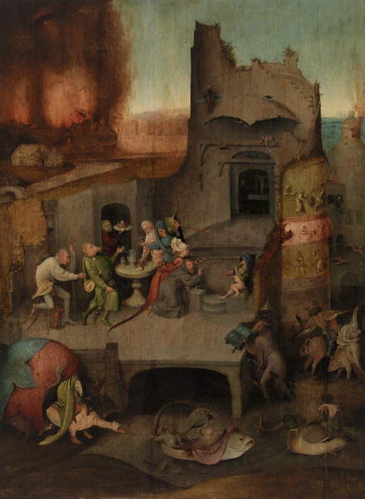 Detail of The Temptation of St. Anthony by Hieronymus Bosch