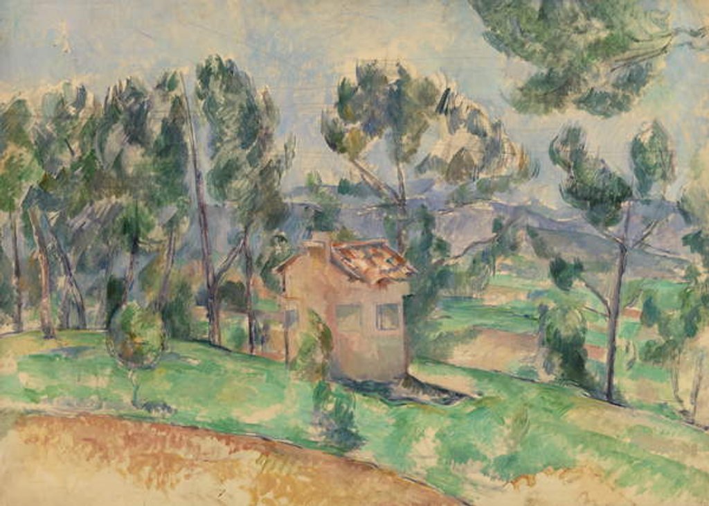 Detail of Hunting Cabin in Provence, 1888-90 by Paul Cezanne