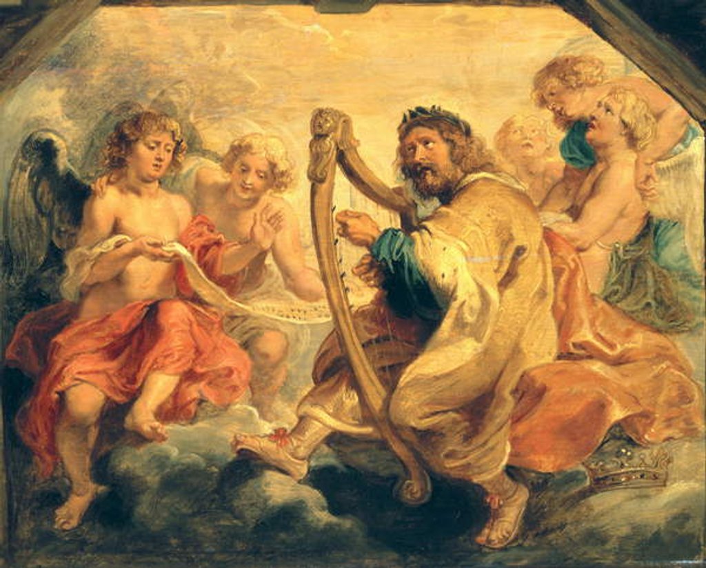 Detail of David Playing on his Harp by Peter Paul Rubens