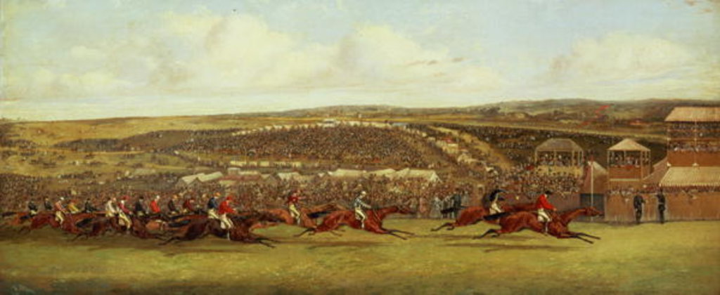 Detail of The Finish of the Derby by Henry Thomas Alken