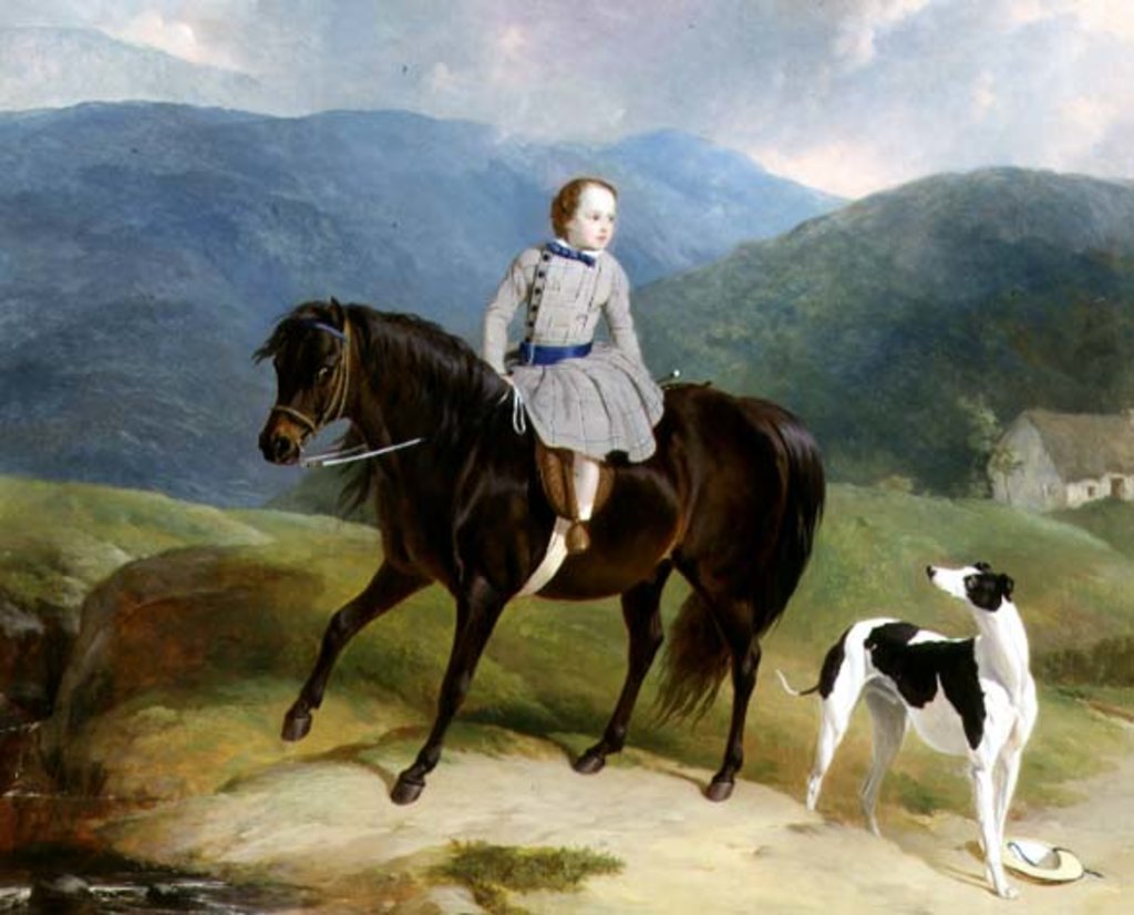Detail of Master Edward Coutts Marjoriebanks on his Pony, c.1851 by Abraham & Webster Thomas Cooper