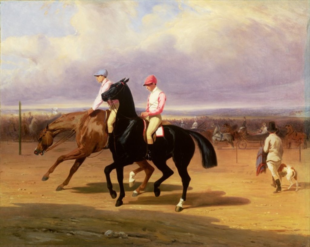 Detail of About to Go Down by Alfred Dedreux or de Dreux