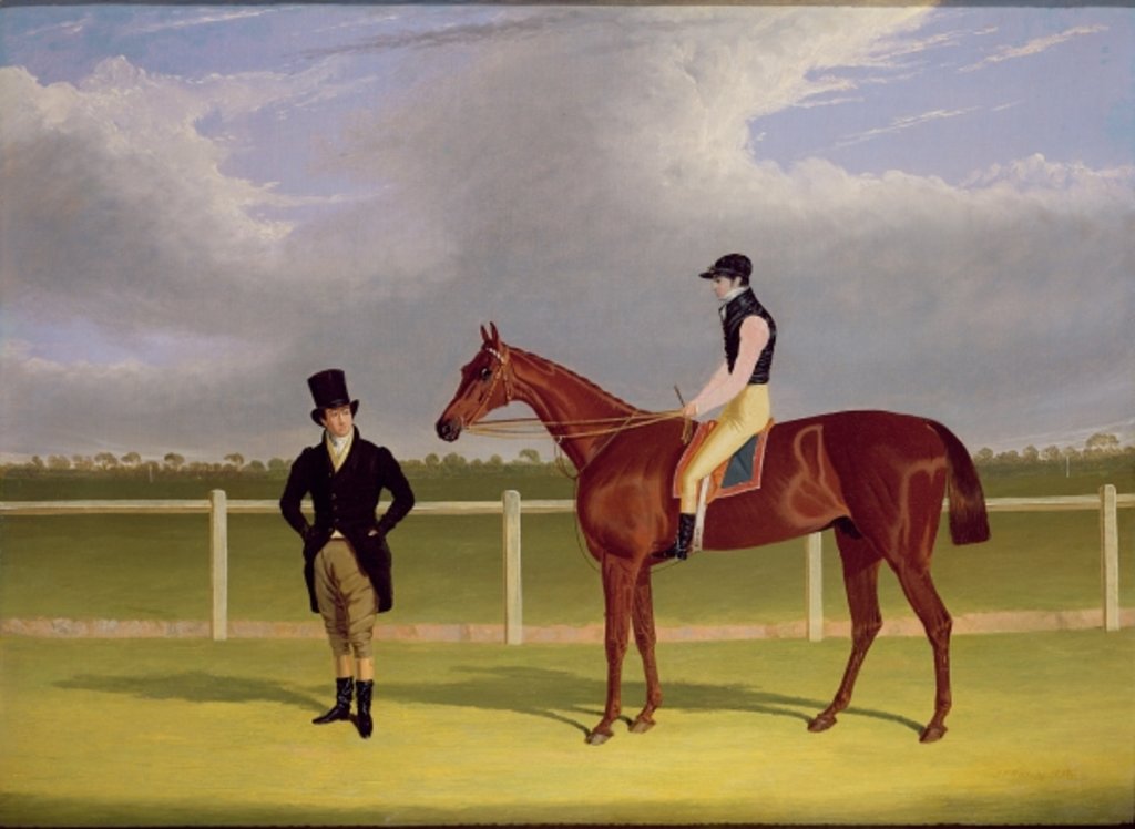 Detail of The Hon. E. Petre's 'Rowton', winner of the St. Leger with Bill Scott up, 1829 by John Frederick Herring Snr