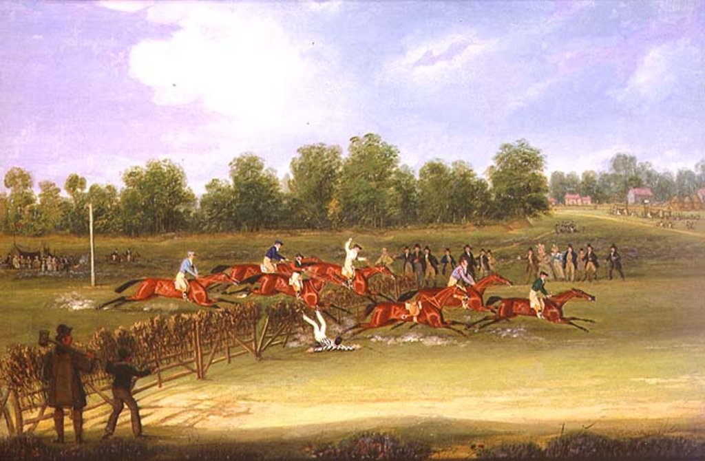 Detail of St Albans Tally-Ho Stakes, May 22nd 1834 by James Pollard