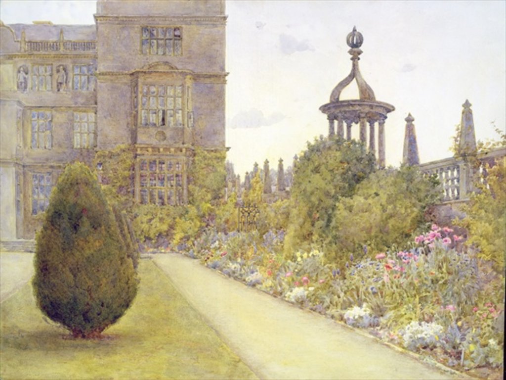 Detail of The East Court, Montacute House, Somerset by Ernest Arthur Rowe